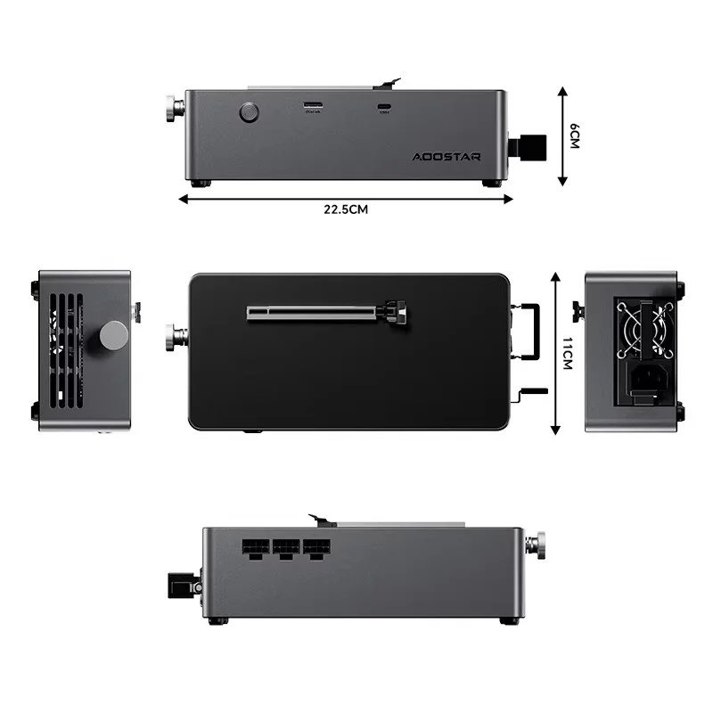 AOOSTAR AG01 AG02 Dock EGPU, D - Oculink Egpu Dock Graphics Card recensione e prezzo